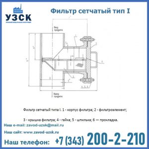 Фильтр сетчатый ФС по Т-ММ-11-2003 в Шахтах